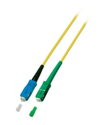 Cable de fibra óptica simplex OS2 SC/APC-SC de 1 m
