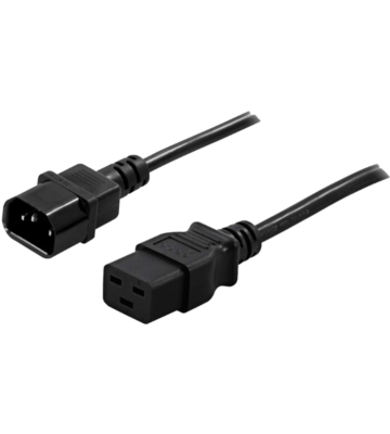 Cable de alimentación C14 a C19 de 1,80 m, color negro