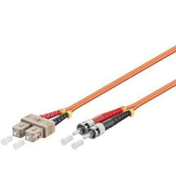 Cable de fibra óptica SC-ST OM2 de 7 m