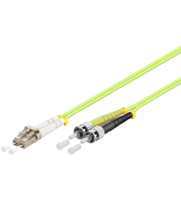 Cable de fibra óptica LC-ST OM5 (optimizado para láser) de 7,5 m