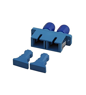 Acoplamiento monomodo SC-ST dúplex azul