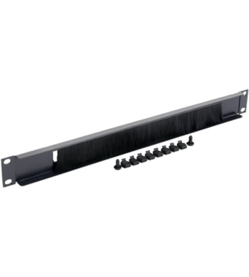 Panel de entrada de cables cepillado de 19 pulgadas - 1U