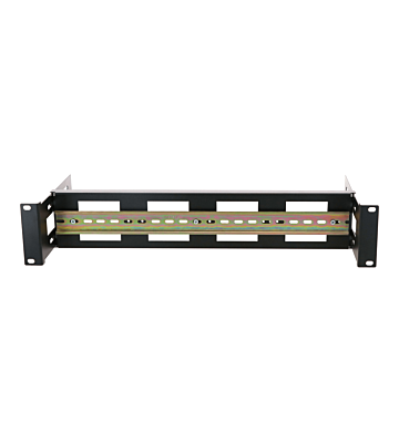 Carril DIN 2U para racks de 19 pulgadas - profundidad ajustable