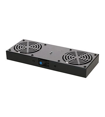 Paquete de ventiladores con 2 ventiladores y termostato, apto para armarios de pared.