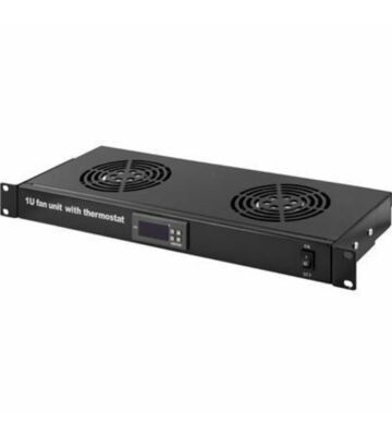 Paquete de ventiladores con 2 ventiladores, termostato incluido.