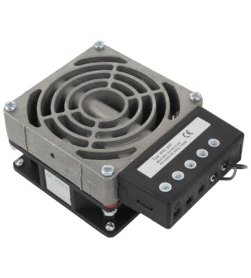 Calefactor para armarios de exterior de 100 W con ventilador