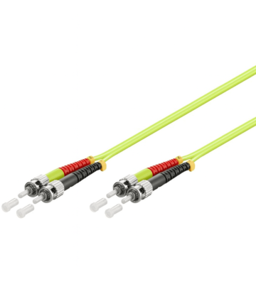 Cable de fibra óptica ST-ST OM5 (optimizado para láser) de 5 m