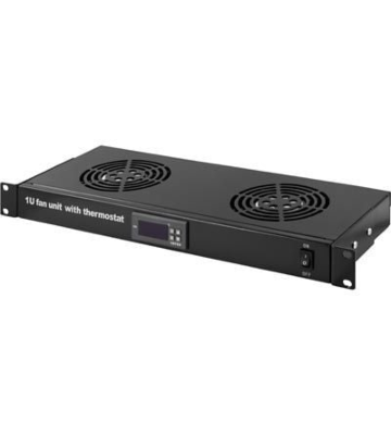 Paquete de ventiladores con 2 ventiladores, termostato incluido.