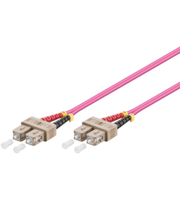 Cable de fibra óptica SC-SC OM4 de 20 m