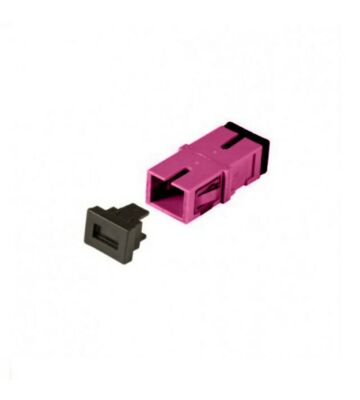 Acoplamiento multimodo tipo Keystone SC-SC simplex morado