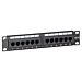 Panel de conexión UTP CAT5e de 10 pulgadas - 12 puertos