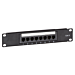 Panel de conexión UTP CAT6 de 10 pulgadas - 8 puertos