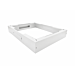 Base para armarios de servidor de 19 pulgadas, 800 x 1000 x 150 mm (ancho x profundidad x alto) - Blanco