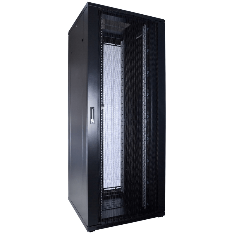 Armario para servidores de 47U con puerta perforada de 800x800x2200 mm (ancho x profundidad x alto)
