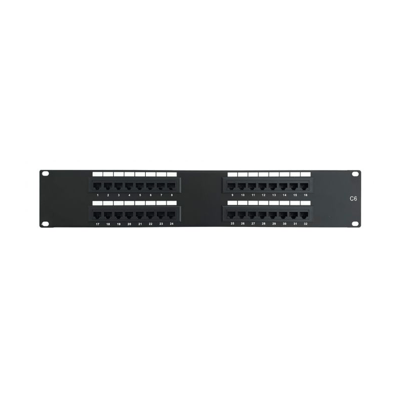 Panel de conexiones UTP CAT6 - 32 puertos - 2U