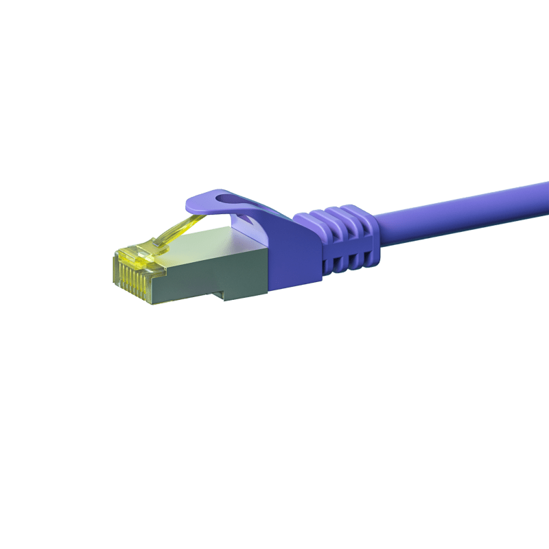 Cable de conexión Cat7 S/FTP (PIMF) de 2 m, color morado