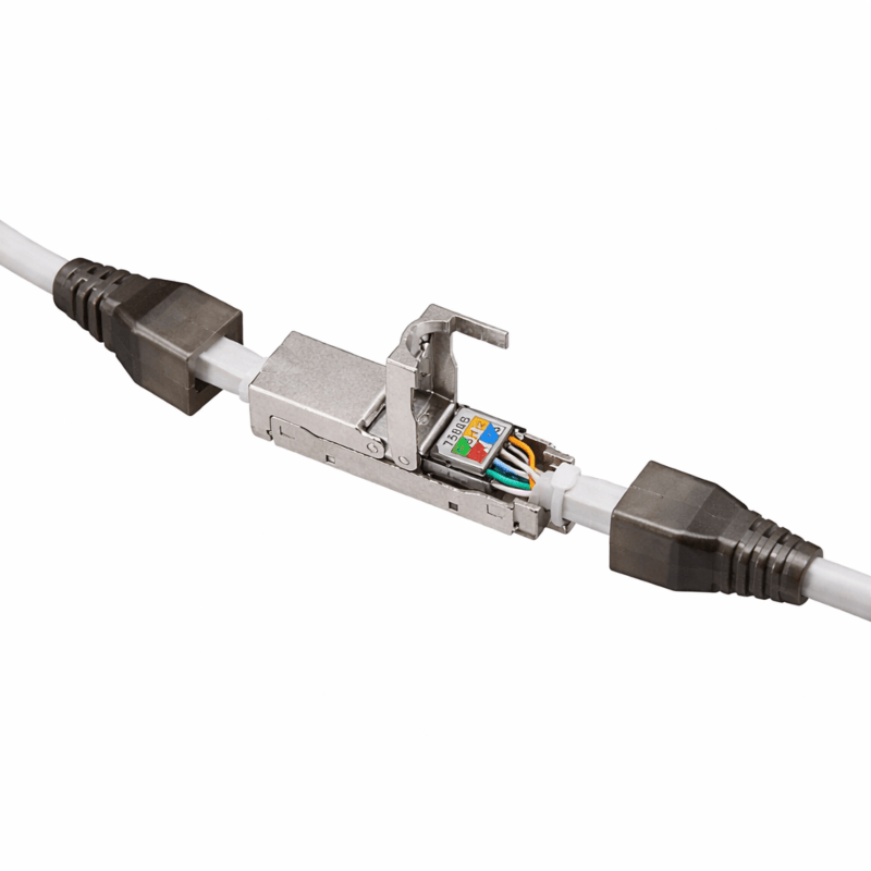Conector de cable delgado sin herramientas DANICOM STP CAT6a