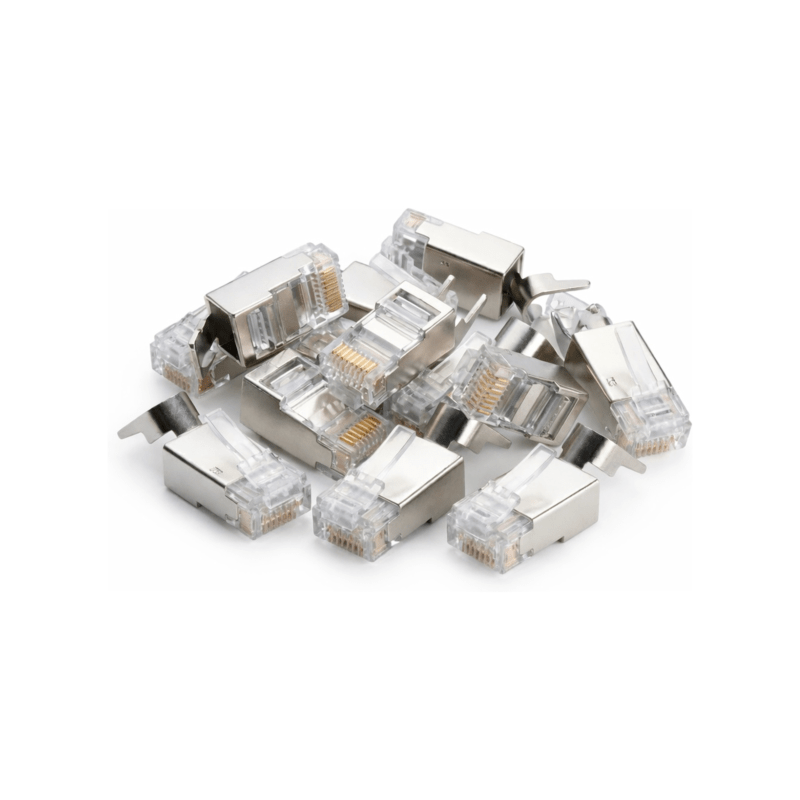 Conector DANICOM SFTP CAT6a RJ45 - para cable de núcleo sólido - 10 unidades