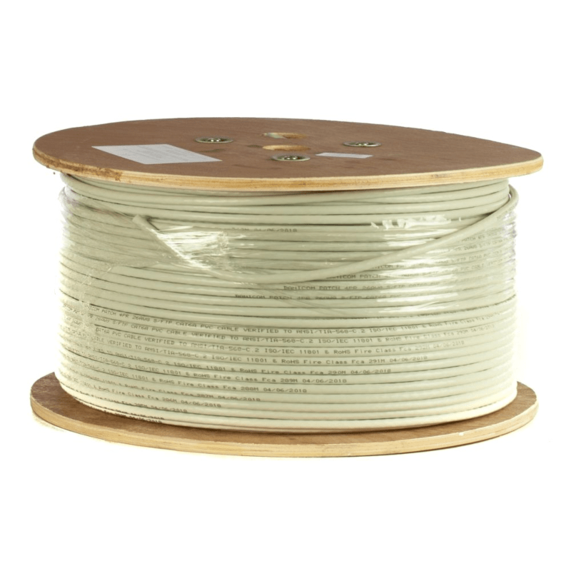 Cable flexible DANICOM CAT6A U/UTP de 500 m en rollo - PVC (Fca)