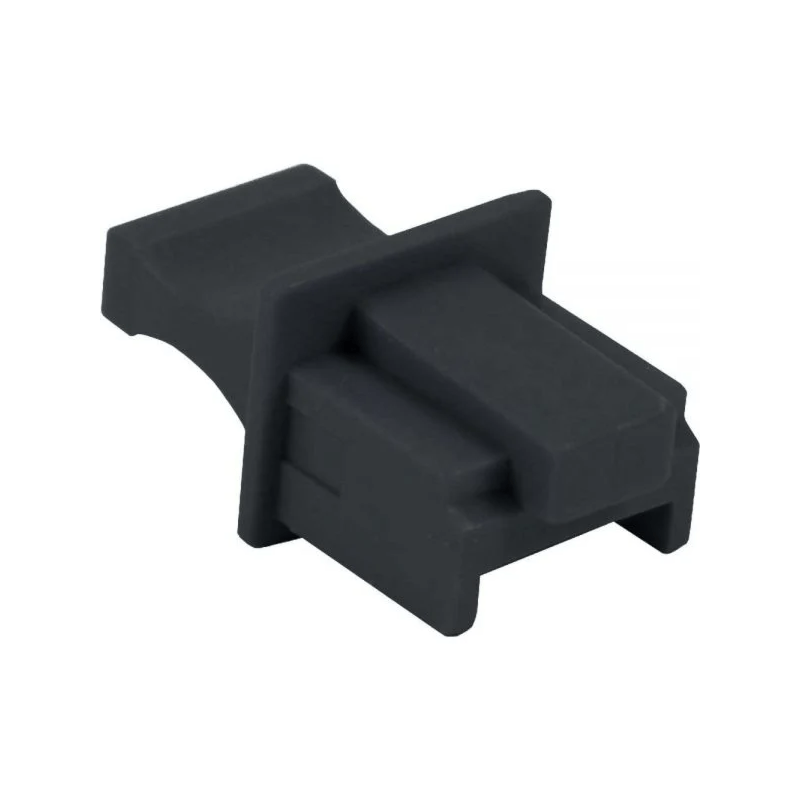 Tapones para puertos RJ45, juego de 10 unidades, color negro.
