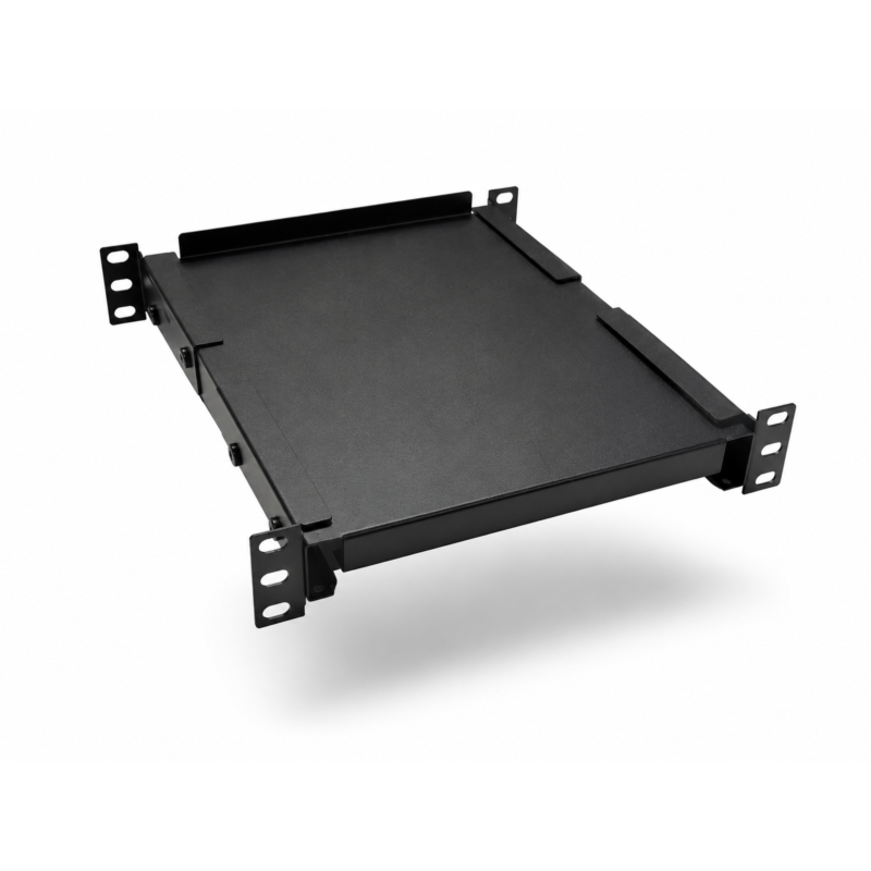 Estante ajustable de 10 pulgadas para armarios de servidores de 10 pulgadas con una profundidad de 450 mm - 1U