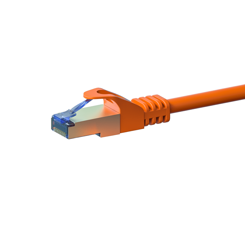 Cable de conexión CAT6a S/FTP (PIMF) de 5 m, color naranja