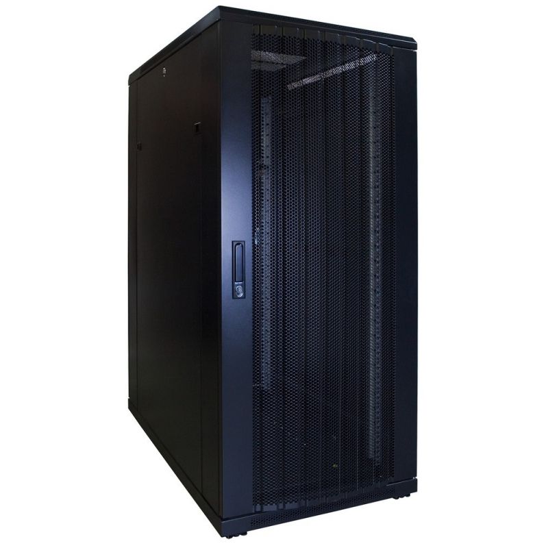Armario para servidores de 27U con puerta perforada de 600x1000x1400 mm (ancho x profundidad x alto)
