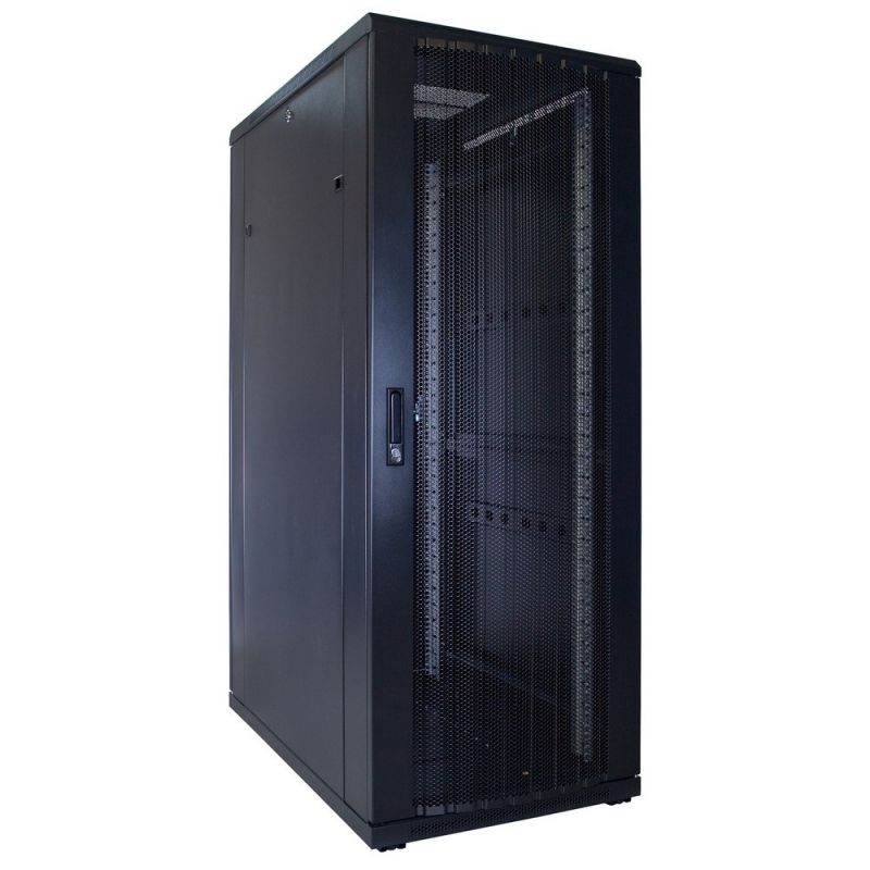 Armario para servidores de 32U con puerta perforada de 600x1000x1600 mm (ancho x profundidad x alto)