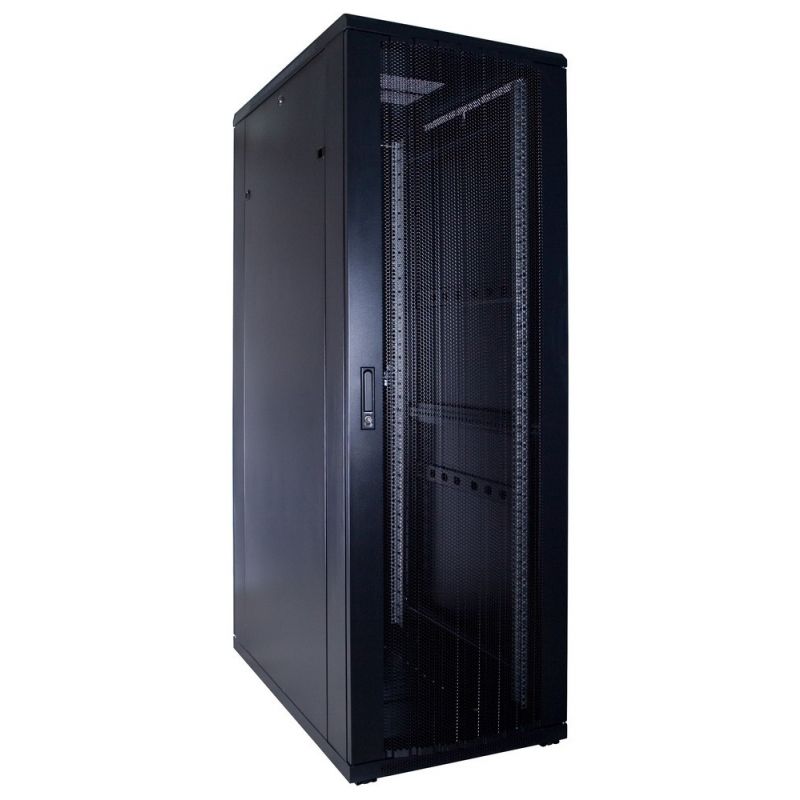 Armario para servidores de 37U con puerta perforada de 600x1000x1800 mm (ancho x profundidad x alto)
