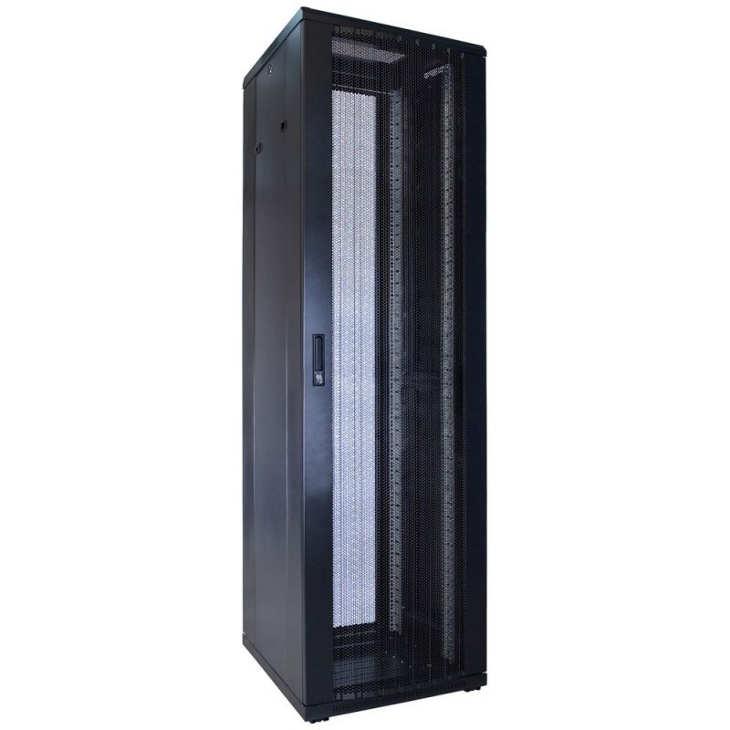 Armario para servidores de 42U con puerta perforada de 600x600x2000 mm (ancho x profundidad x alto)