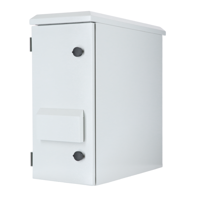 Armario de pared exterior de 6U para montaje vertical IP55 - 600x280x600 mm (Ancho x Profundidad x Alto)