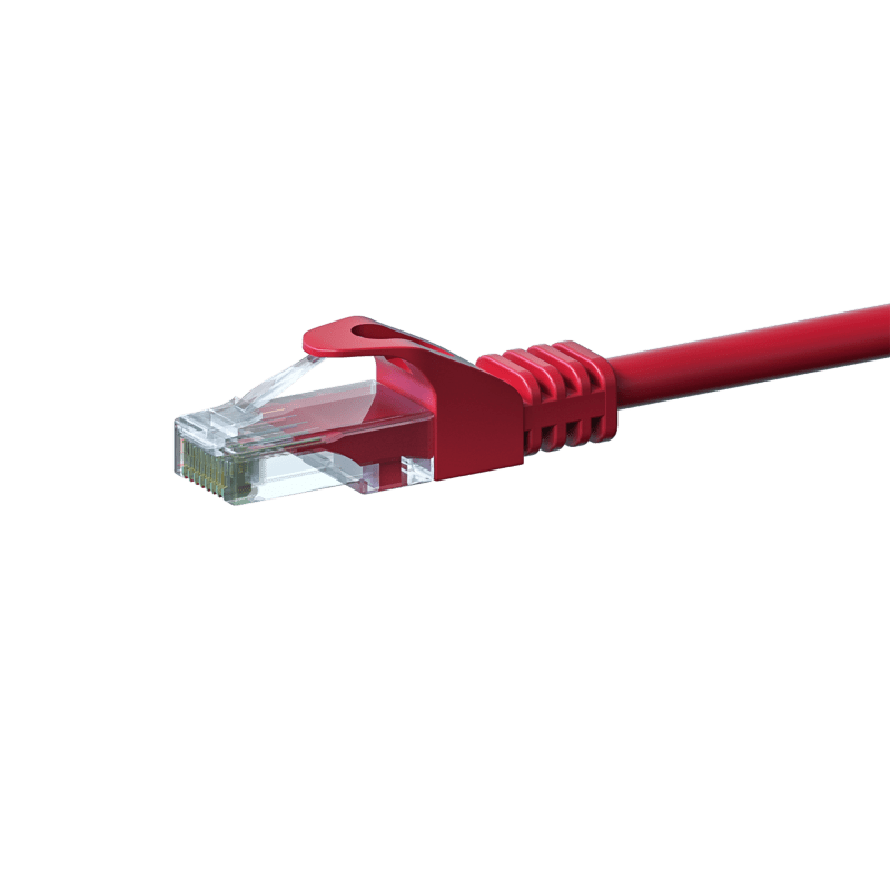 Cable de conexión UTP CAT6 de 5 m, rojo - CCA