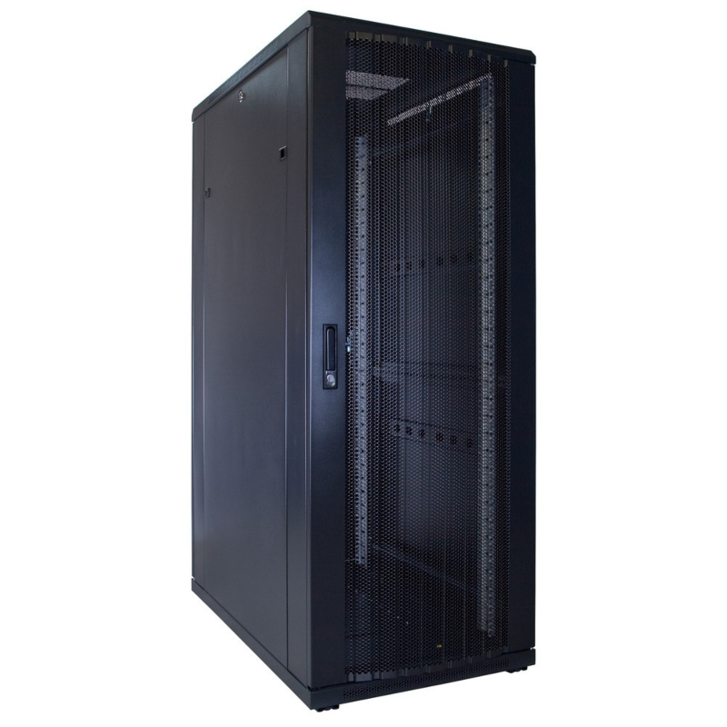 Armario para servidores de 32U con puerta perforada de 600x1200x1600 mm (ancho x profundidad x alto)