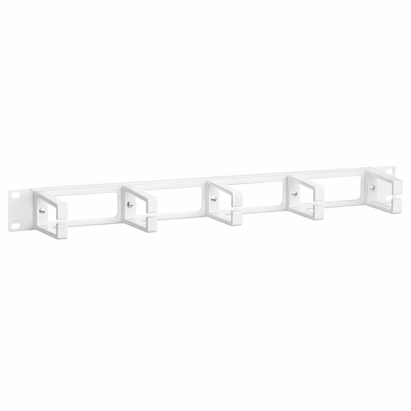 Soporte para cables de 19 pulgadas, 1U, blanco