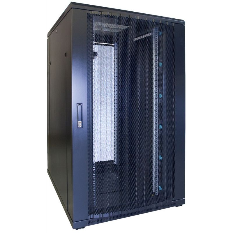 Armario para servidores de 27U con puerta perforada de 800x1000x1400 mm (ancho x profundidad x alto)