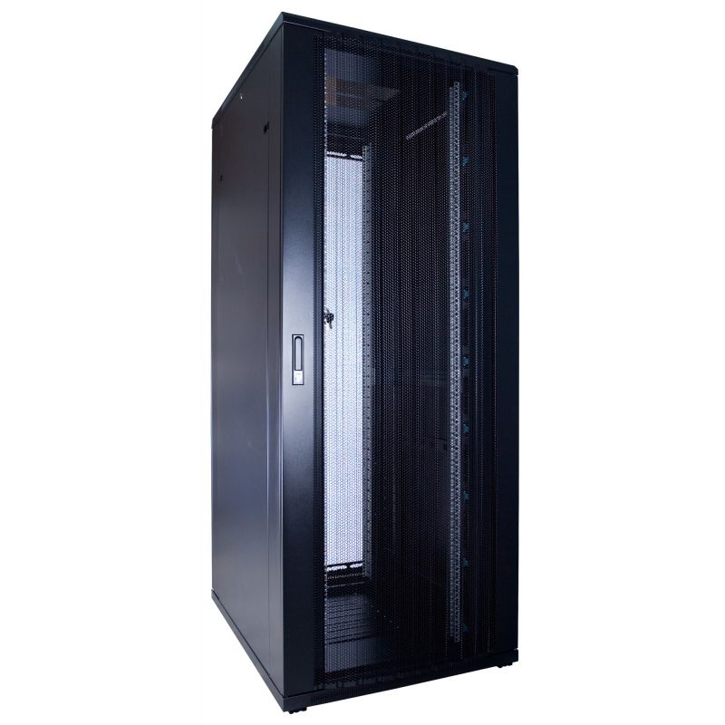 Armario para servidores de 47U con puerta perforada de 600x1000x2200 mm (ancho x profundidad x alto)