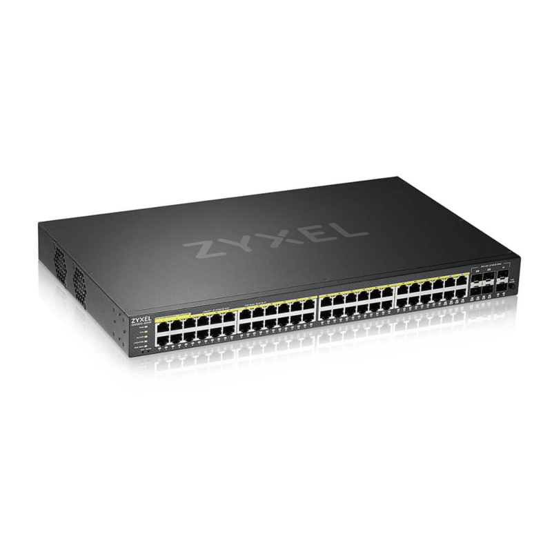 Switch gestionado PoE+ Zyxel GS2220 de 50 puertos