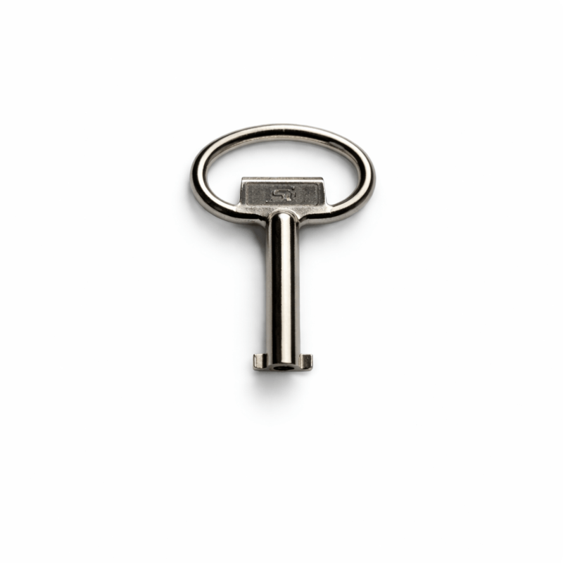 Llave de repuesto para cerradura de puerta, apta para armarios de pared exteriores de 6U.