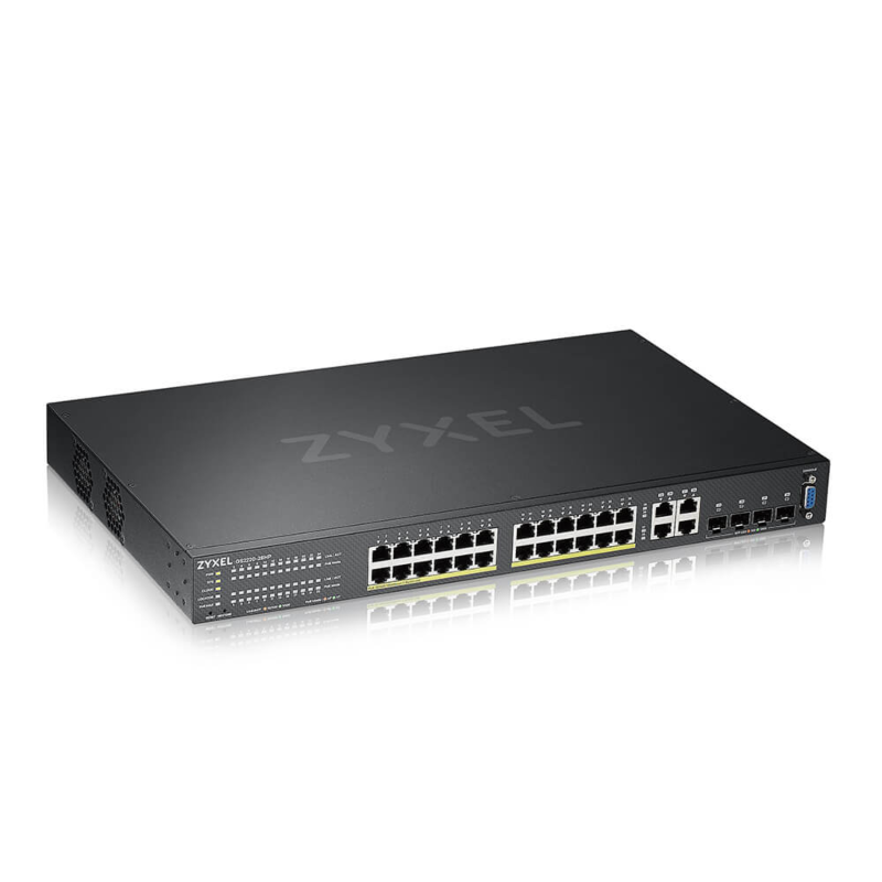 Switch gestionado PoE+ Zyxel GS2220 de 28 puertos