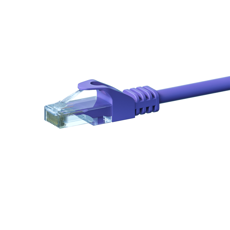Cable de conexión UTP CAT6 de 2 m, color morado - CCA