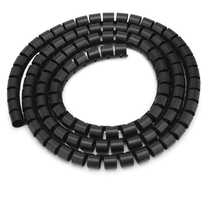 Brida espiral organizadora de cables de 20 m – Gestión de cables de plástico