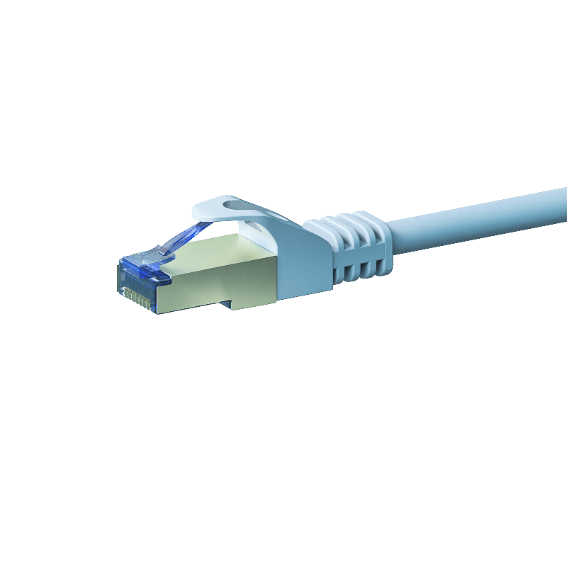Cable de conexión CAT6a S/FTP (PIMF) de 50 m, color blanco