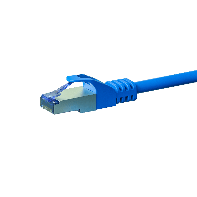 Cable de conexión CAT6a S/FTP (PIMF) de 1 m, color azul