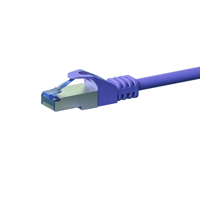 Cable de conexión CAT6a S/FTP (PIMF) de 10 m, color morado