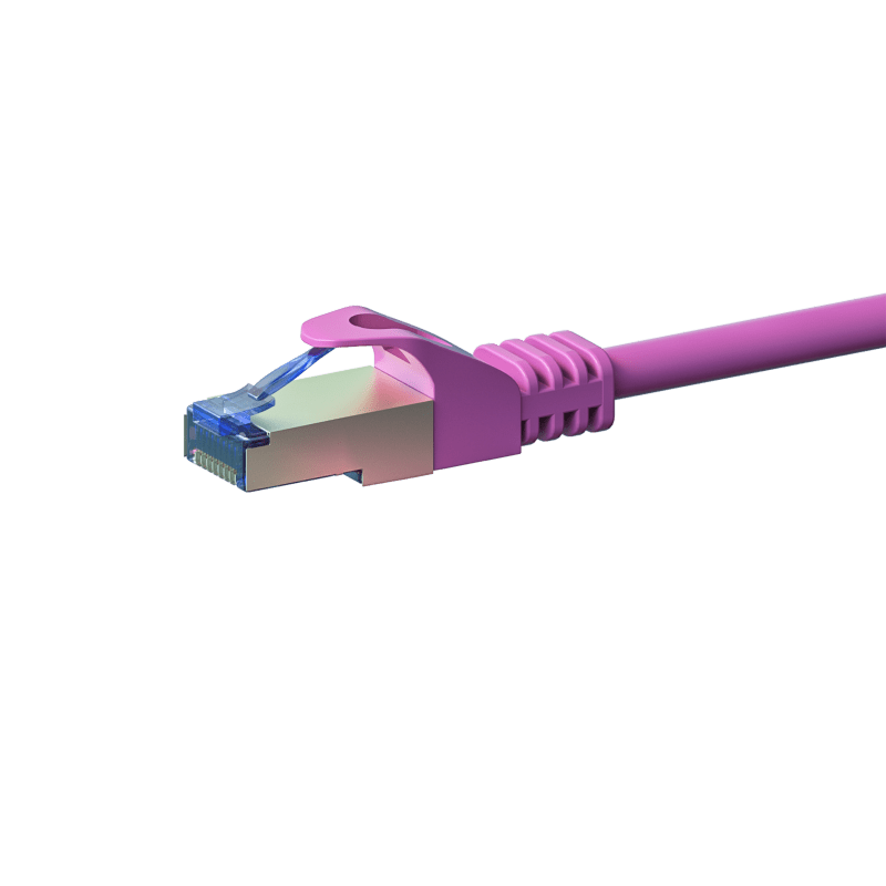 Cable de conexión CAT6a S/FTP (PIMF) de 5 m, color rosa
