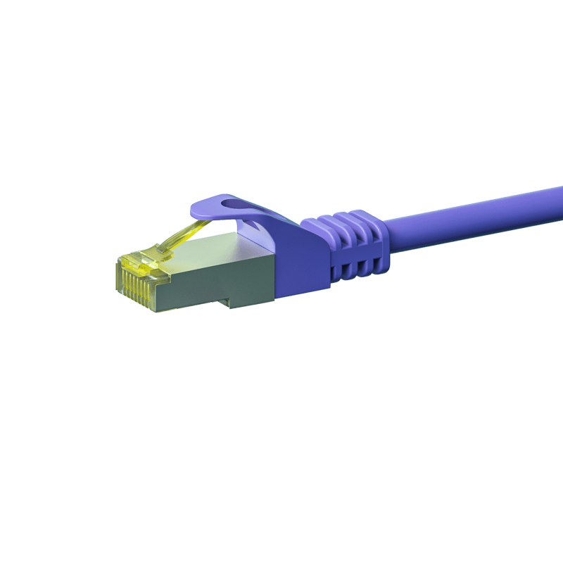 Cable de conexión Cat7 S/FTP (PIMF) de 10 m, color morado