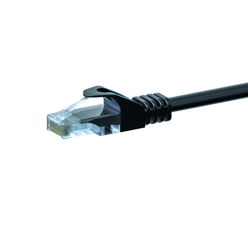 Cable de conexión UTP CAT5e de 15 m, color negro - CCA
