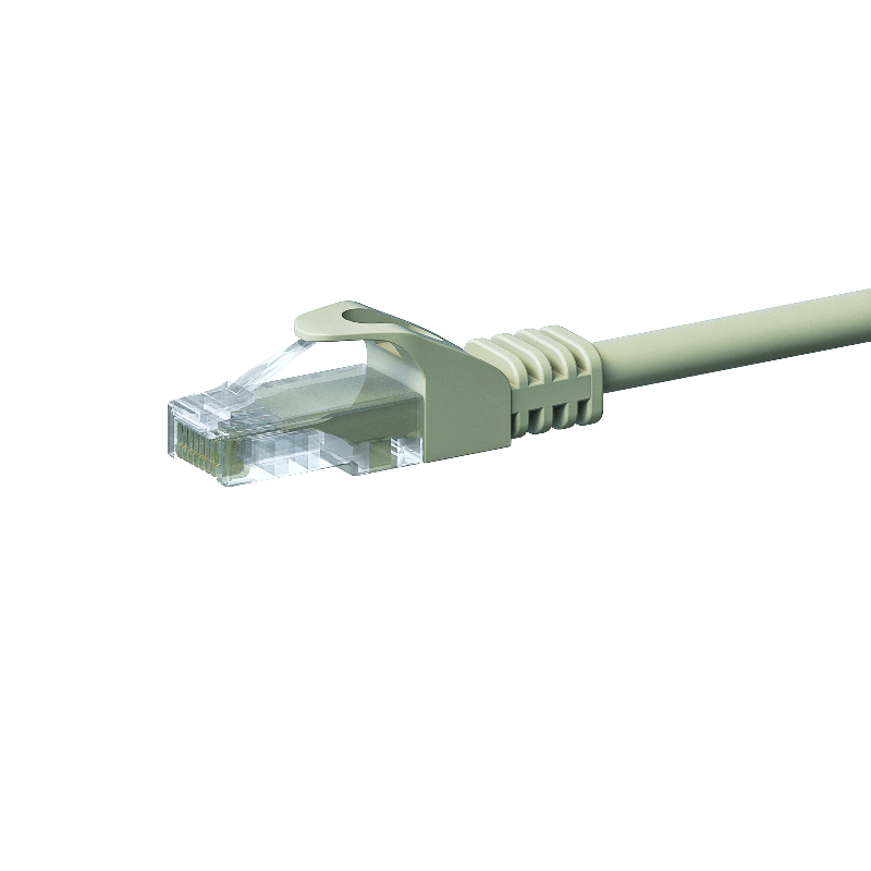 Cable de conexión UTP CAT5e de 15 m, gris - CCA