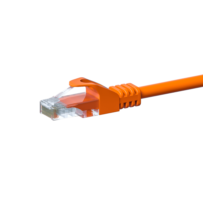 Cable de conexión UTP CAT5e de 0,50 m, color naranja - CCA