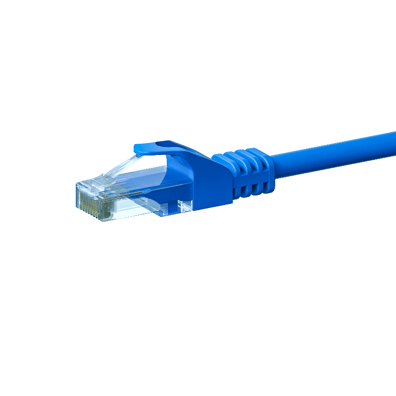 Cable de conexión UTP CAT6 de 1 m, azul - CCA